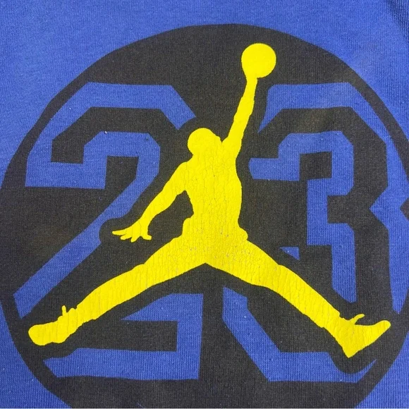 Air Jordan Hoodie Boys XL Blue Long Sleeve Jumpman Pullover L030125 - Picture 4 of 6